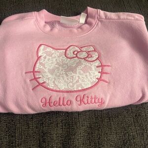 Hello Kitty Light Pink Crewneck Sweater